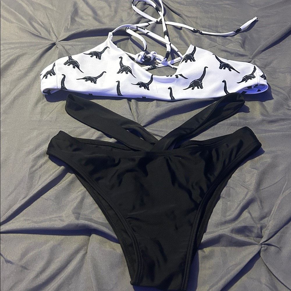 Dinosaur Print Bikini Set